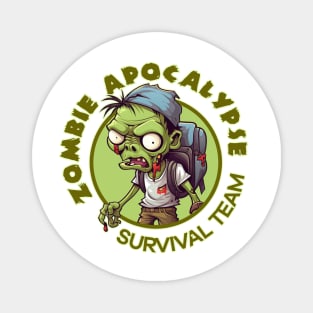 Zombie Apocalypse Survival Team Magnet